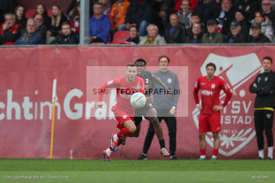 NGN-Arena, Aubstadt, 19.10.2024, sport, action, Fussball, BFV, 15. Spieltag, Regionalliga Bayern, HAN, AUB, SpVgg Hankofen-Hailing, TSV Aubstadt - Bild-ID: 2447892