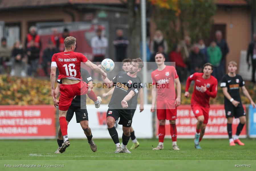 NGN-Arena, Aubstadt, 19.10.2024, sport, action, Fussball, BFV, 15. Spieltag, Regionalliga Bayern, HAN, AUB, SpVgg Hankofen-Hailing, TSV Aubstadt - Bild-ID: 2447942
