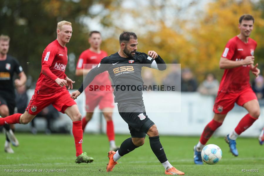 NGN-Arena, Aubstadt, 19.10.2024, sport, action, Fussball, BFV, 15. Spieltag, Regionalliga Bayern, HAN, AUB, SpVgg Hankofen-Hailing, TSV Aubstadt - Bild-ID: 2448002