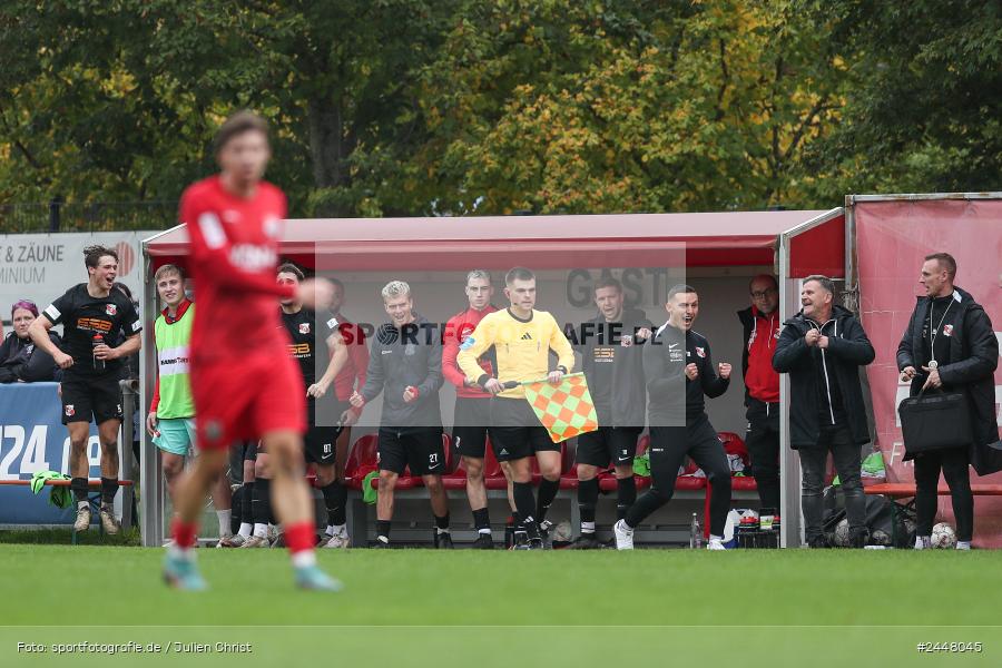 NGN-Arena, Aubstadt, 19.10.2024, sport, action, Fussball, BFV, 15. Spieltag, Regionalliga Bayern, HAN, AUB, SpVgg Hankofen-Hailing, TSV Aubstadt - Bild-ID: 2448045
