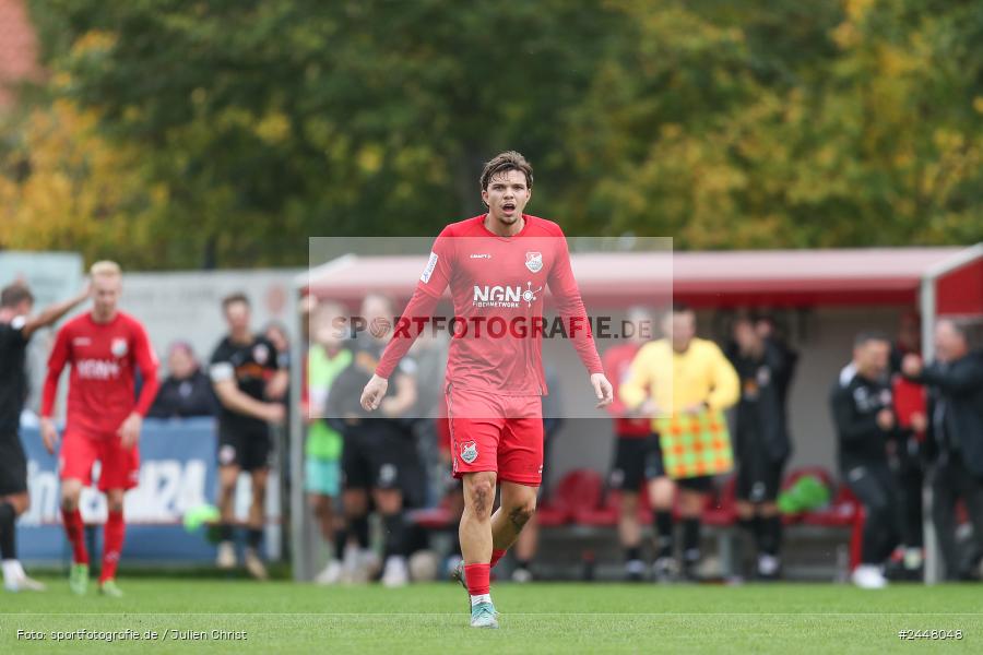 NGN-Arena, Aubstadt, 19.10.2024, sport, action, Fussball, BFV, 15. Spieltag, Regionalliga Bayern, HAN, AUB, SpVgg Hankofen-Hailing, TSV Aubstadt - Bild-ID: 2448048
