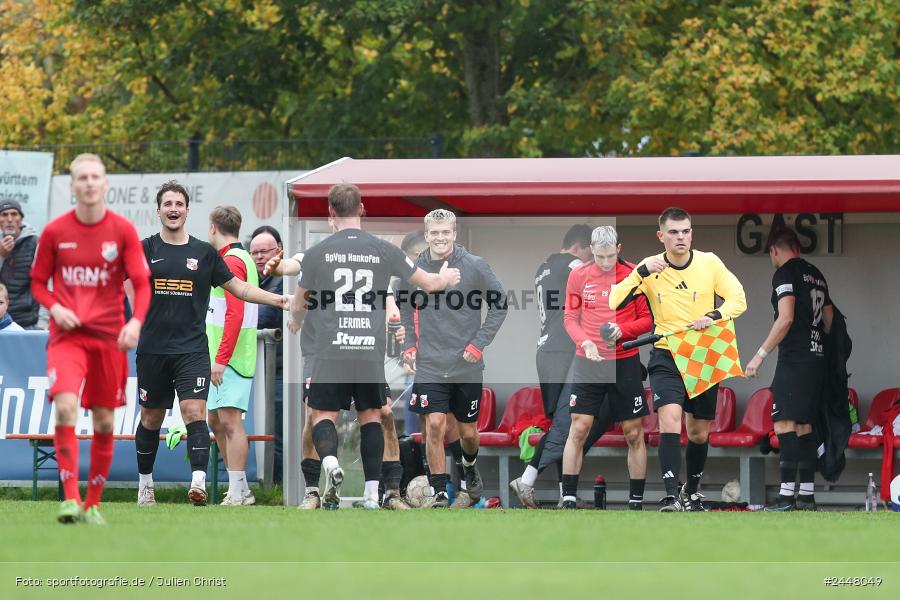 NGN-Arena, Aubstadt, 19.10.2024, sport, action, Fussball, BFV, 15. Spieltag, Regionalliga Bayern, HAN, AUB, SpVgg Hankofen-Hailing, TSV Aubstadt - Bild-ID: 2448049
