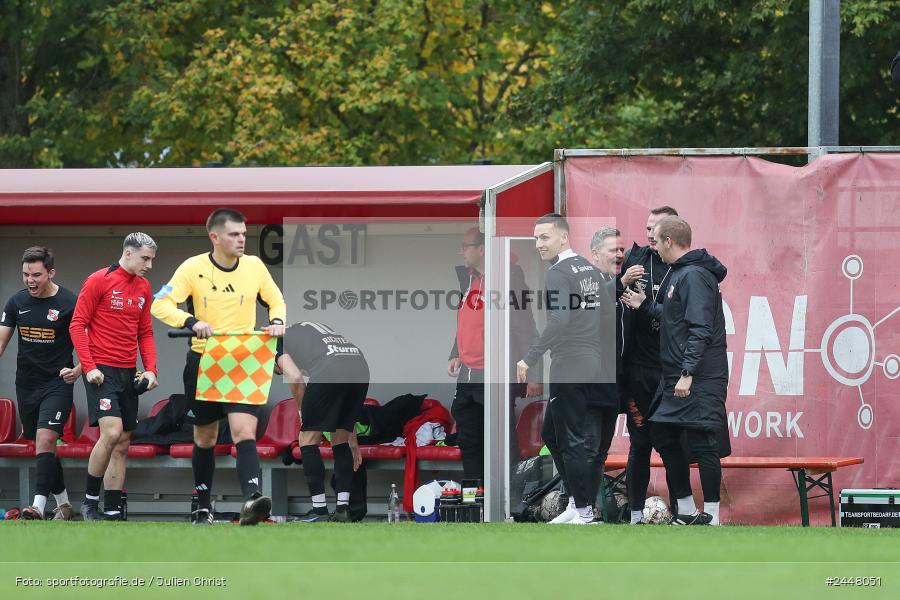 NGN-Arena, Aubstadt, 19.10.2024, sport, action, Fussball, BFV, 15. Spieltag, Regionalliga Bayern, HAN, AUB, SpVgg Hankofen-Hailing, TSV Aubstadt - Bild-ID: 2448051