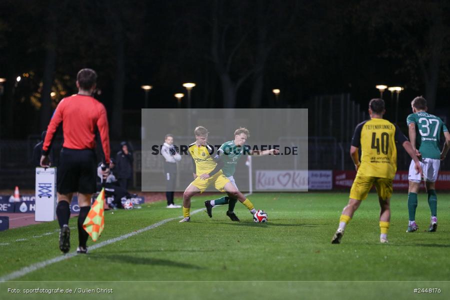 Sachs-Stadion, Schweinfurt, 22.10.2024, sport, action, Fussball, BFV, 16. Spieltag, Regionalliga Bayern, DJK, FCS, DJK Vilzing, 1. FC Schweinfurt 1905 - Bild-ID: 2448176