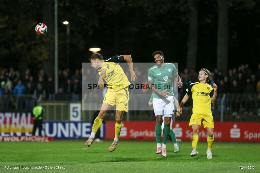 Sachs-Stadion, Schweinfurt, 22.10.2024, sport, action, Fussball, BFV, 16. Spieltag, Regionalliga Bayern, DJK, FCS, DJK Vilzing, 1. FC Schweinfurt 1905 - Bild-ID: 2448216