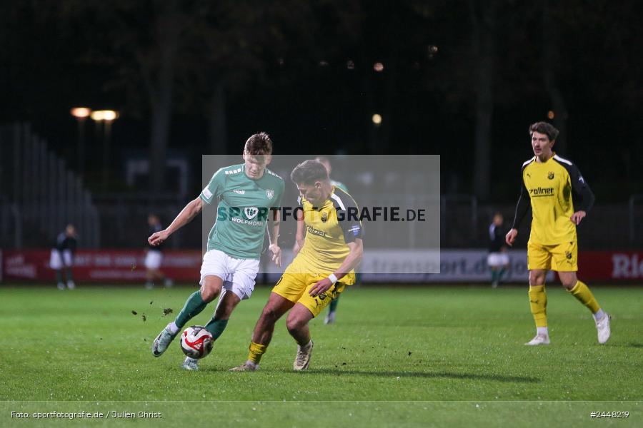 Sachs-Stadion, Schweinfurt, 22.10.2024, sport, action, Fussball, BFV, 16. Spieltag, Regionalliga Bayern, DJK, FCS, DJK Vilzing, 1. FC Schweinfurt 1905 - Bild-ID: 2448219