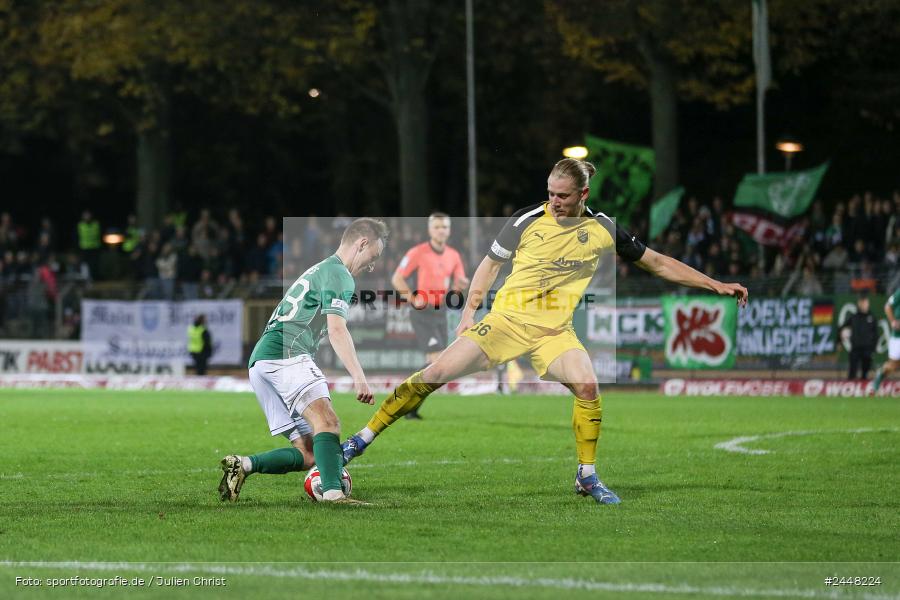 Sachs-Stadion, Schweinfurt, 22.10.2024, sport, action, Fussball, BFV, 16. Spieltag, Regionalliga Bayern, DJK, FCS, DJK Vilzing, 1. FC Schweinfurt 1905 - Bild-ID: 2448224