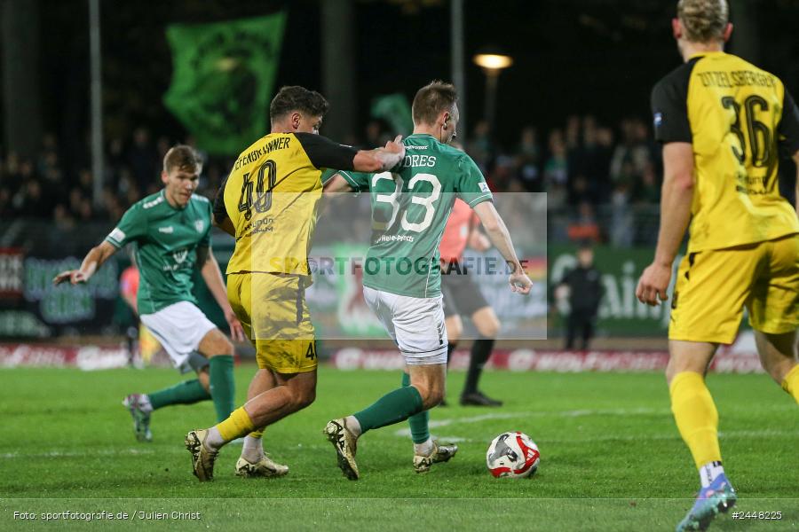 Sachs-Stadion, Schweinfurt, 22.10.2024, sport, action, Fussball, BFV, 16. Spieltag, Regionalliga Bayern, DJK, FCS, DJK Vilzing, 1. FC Schweinfurt 1905 - Bild-ID: 2448225