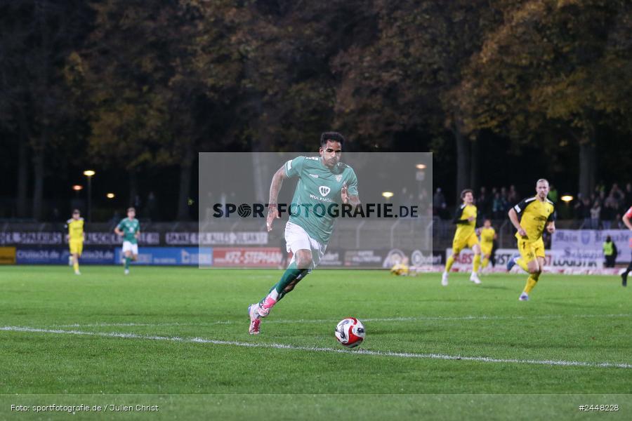 Sachs-Stadion, Schweinfurt, 22.10.2024, sport, action, Fussball, BFV, 16. Spieltag, Regionalliga Bayern, DJK, FCS, DJK Vilzing, 1. FC Schweinfurt 1905 - Bild-ID: 2448228