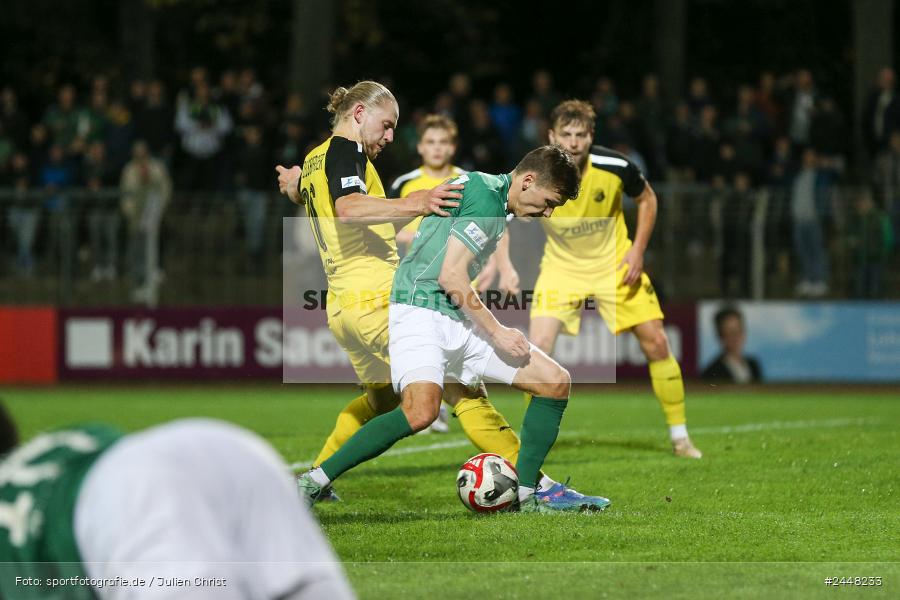 Sachs-Stadion, Schweinfurt, 22.10.2024, sport, action, Fussball, BFV, 16. Spieltag, Regionalliga Bayern, DJK, FCS, DJK Vilzing, 1. FC Schweinfurt 1905 - Bild-ID: 2448233