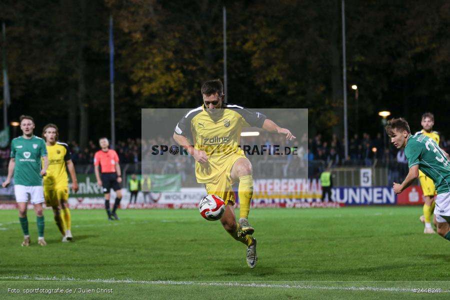 Sachs-Stadion, Schweinfurt, 22.10.2024, sport, action, Fussball, BFV, 16. Spieltag, Regionalliga Bayern, DJK, FCS, DJK Vilzing, 1. FC Schweinfurt 1905 - Bild-ID: 2448241