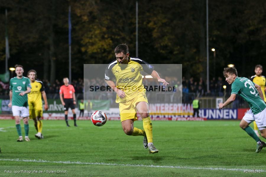 Sachs-Stadion, Schweinfurt, 22.10.2024, sport, action, Fussball, BFV, 16. Spieltag, Regionalliga Bayern, DJK, FCS, DJK Vilzing, 1. FC Schweinfurt 1905 - Bild-ID: 2448242