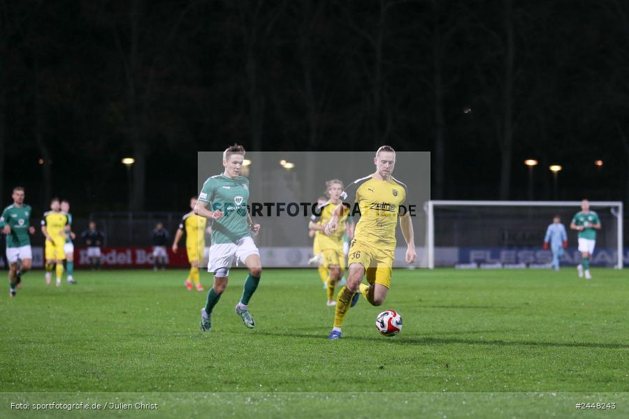 Sachs-Stadion, Schweinfurt, 22.10.2024, sport, action, Fussball, BFV, 16. Spieltag, Regionalliga Bayern, DJK, FCS, DJK Vilzing, 1. FC Schweinfurt 1905 - Bild-ID: 2448243