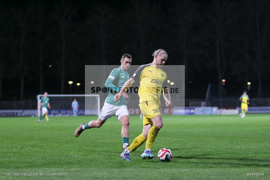 Sachs-Stadion, Schweinfurt, 22.10.2024, sport, action, Fussball, BFV, 16. Spieltag, Regionalliga Bayern, DJK, FCS, DJK Vilzing, 1. FC Schweinfurt 1905 - Bild-ID: 2448244