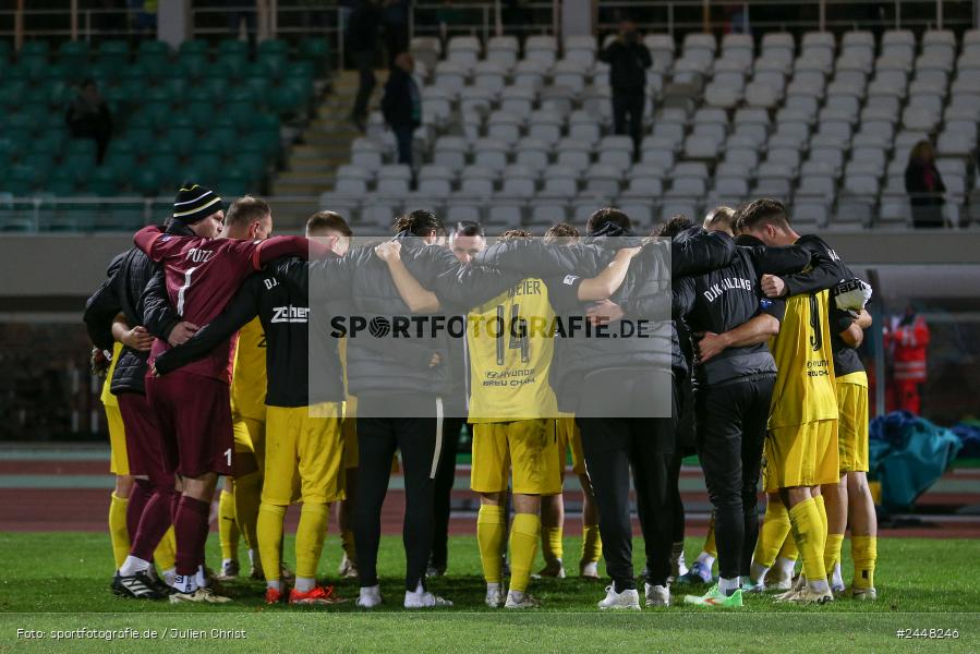 Sachs-Stadion, Schweinfurt, 22.10.2024, sport, action, Fussball, BFV, 16. Spieltag, Regionalliga Bayern, DJK, FCS, DJK Vilzing, 1. FC Schweinfurt 1905 - Bild-ID: 2448246