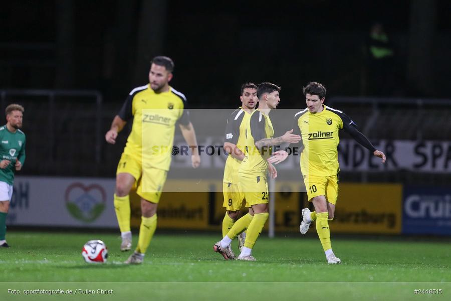 Sachs-Stadion, Schweinfurt, 22.10.2024, sport, action, Fussball, BFV, 16. Spieltag, Regionalliga Bayern, DJK, FCS, DJK Vilzing, 1. FC Schweinfurt 1905 - Bild-ID: 2448315