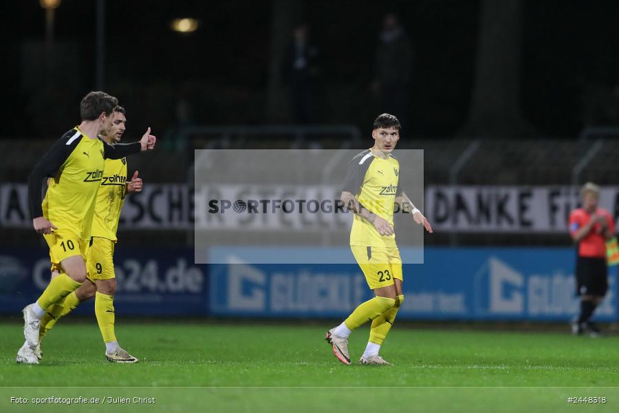 Sachs-Stadion, Schweinfurt, 22.10.2024, sport, action, Fussball, BFV, 16. Spieltag, Regionalliga Bayern, DJK, FCS, DJK Vilzing, 1. FC Schweinfurt 1905 - Bild-ID: 2448318