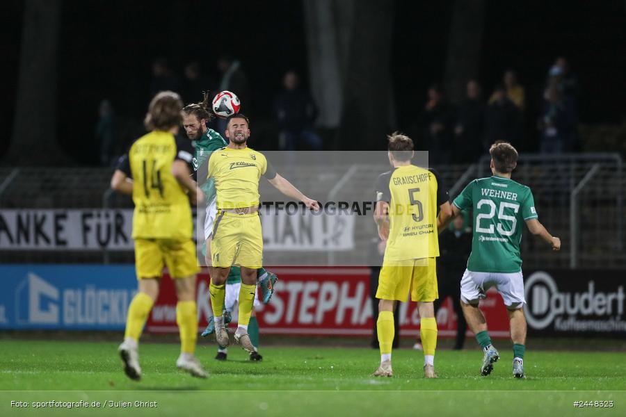 Sachs-Stadion, Schweinfurt, 22.10.2024, sport, action, Fussball, BFV, 16. Spieltag, Regionalliga Bayern, DJK, FCS, DJK Vilzing, 1. FC Schweinfurt 1905 - Bild-ID: 2448323