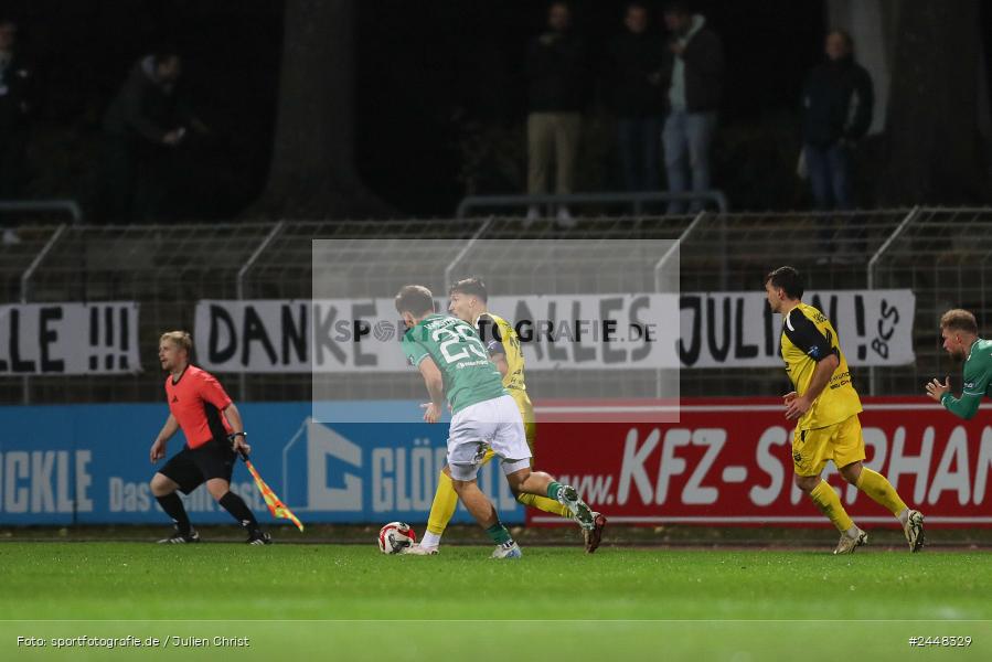 Sachs-Stadion, Schweinfurt, 22.10.2024, sport, action, Fussball, BFV, 16. Spieltag, Regionalliga Bayern, DJK, FCS, DJK Vilzing, 1. FC Schweinfurt 1905 - Bild-ID: 2448329 Sachs-Stadion, Schweinfurt, 22.10.2024, sport, action, Fussball, BFV, 16. Spieltag, Regionalliga Bayern, DJK, FCS, DJK Vilzing, 1. FC Schweinfurt 1905 - Bild-ID: 2448329