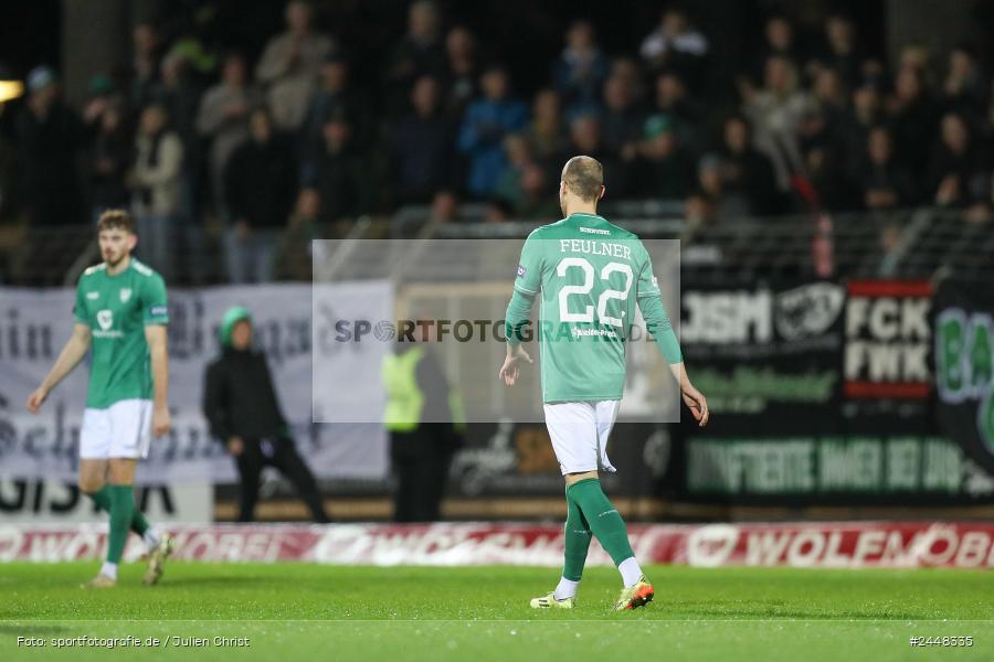 Sachs-Stadion, Schweinfurt, 22.10.2024, sport, action, Fussball, BFV, 16. Spieltag, Regionalliga Bayern, DJK, FCS, DJK Vilzing, 1. FC Schweinfurt 1905 - Bild-ID: 2448335 Sachs-Stadion, Schweinfurt, 22.10.2024, sport, action, Fussball, BFV, 16. Spieltag, Regionalliga Bayern, DJK, FCS, DJK Vilzing, 1. FC Schweinfurt 1905 - Bild-ID: 2448335