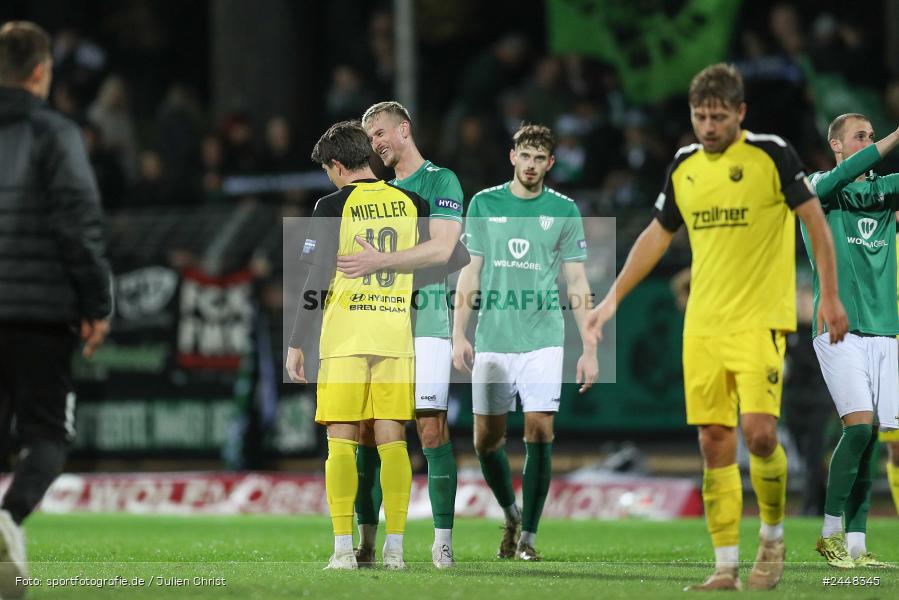 Sachs-Stadion, Schweinfurt, 22.10.2024, sport, action, Fussball, BFV, 16. Spieltag, Regionalliga Bayern, DJK, FCS, DJK Vilzing, 1. FC Schweinfurt 1905 - Bild-ID: 2448345