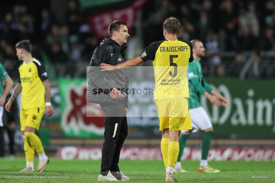 Sachs-Stadion, Schweinfurt, 22.10.2024, sport, action, Fussball, BFV, 16. Spieltag, Regionalliga Bayern, DJK, FCS, DJK Vilzing, 1. FC Schweinfurt 1905 - Bild-ID: 2448347
