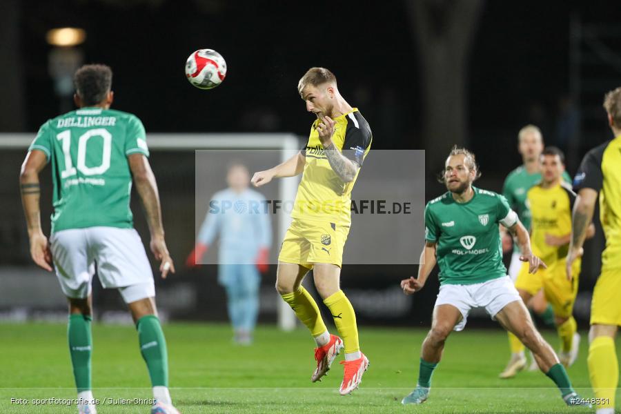 Sachs-Stadion, Schweinfurt, 22.10.2024, sport, action, Fussball, BFV, 16. Spieltag, Regionalliga Bayern, DJK, FCS, DJK Vilzing, 1. FC Schweinfurt 1905 - Bild-ID: 2448351
