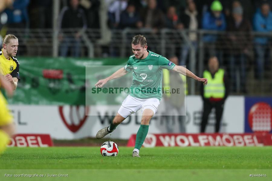Sachs-Stadion, Schweinfurt, 22.10.2024, sport, action, Fussball, BFV, 16. Spieltag, Regionalliga Bayern, DJK, FCS, DJK Vilzing, 1. FC Schweinfurt 1905 - Bild-ID: 2448416
