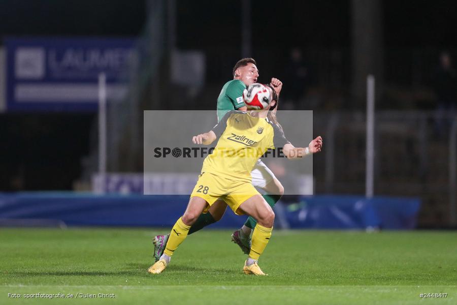 Sachs-Stadion, Schweinfurt, 22.10.2024, sport, action, Fussball, BFV, 16. Spieltag, Regionalliga Bayern, DJK, FCS, DJK Vilzing, 1. FC Schweinfurt 1905 - Bild-ID: 2448417