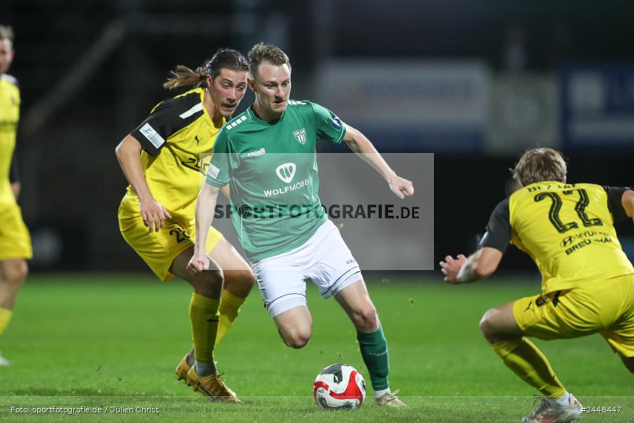 Sachs-Stadion, Schweinfurt, 22.10.2024, sport, action, Fussball, BFV, 16. Spieltag, Regionalliga Bayern, DJK, FCS, DJK Vilzing, 1. FC Schweinfurt 1905 - Bild-ID: 2448447