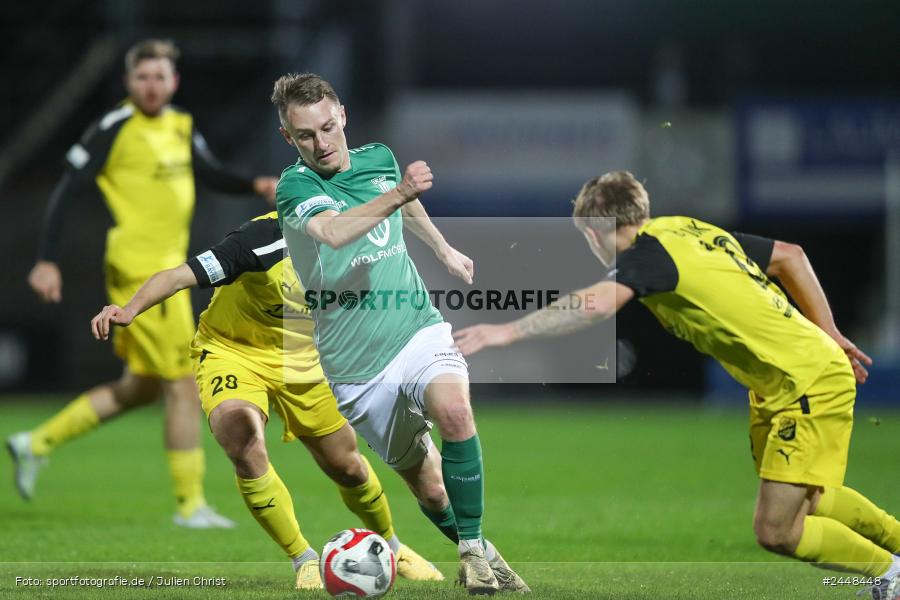 Sachs-Stadion, Schweinfurt, 22.10.2024, sport, action, Fussball, BFV, 16. Spieltag, Regionalliga Bayern, DJK, FCS, DJK Vilzing, 1. FC Schweinfurt 1905 - Bild-ID: 2448448