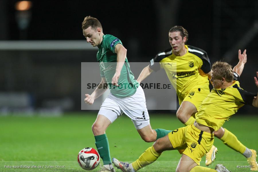 Sachs-Stadion, Schweinfurt, 22.10.2024, sport, action, Fussball, BFV, 16. Spieltag, Regionalliga Bayern, DJK, FCS, DJK Vilzing, 1. FC Schweinfurt 1905 - Bild-ID: 2448451