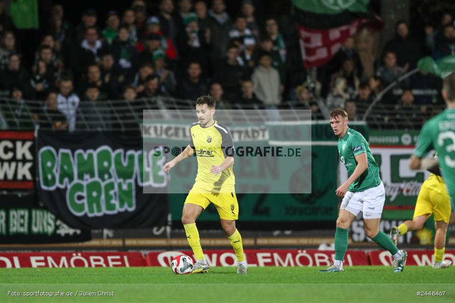 Sachs-Stadion, Schweinfurt, 22.10.2024, sport, action, Fussball, BFV, 16. Spieltag, Regionalliga Bayern, DJK, FCS, DJK Vilzing, 1. FC Schweinfurt 1905 - Bild-ID: 2448467
