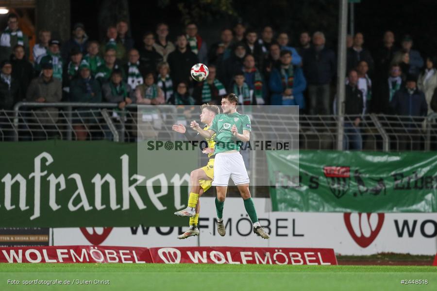 Sachs-Stadion, Schweinfurt, 22.10.2024, sport, action, Fussball, BFV, 16. Spieltag, Regionalliga Bayern, DJK, FCS, DJK Vilzing, 1. FC Schweinfurt 1905 - Bild-ID: 2448518