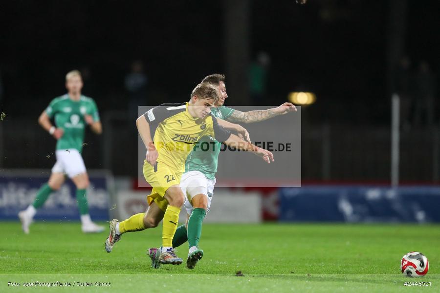 Sachs-Stadion, Schweinfurt, 22.10.2024, sport, action, Fussball, BFV, 16. Spieltag, Regionalliga Bayern, DJK, FCS, DJK Vilzing, 1. FC Schweinfurt 1905 - Bild-ID: 2448521
