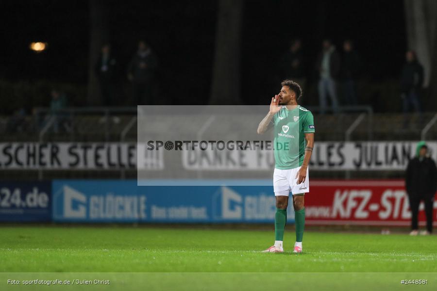 Sachs-Stadion, Schweinfurt, 22.10.2024, sport, action, Fussball, BFV, 16. Spieltag, Regionalliga Bayern, DJK, FCS, DJK Vilzing, 1. FC Schweinfurt 1905 - Bild-ID: 2448581