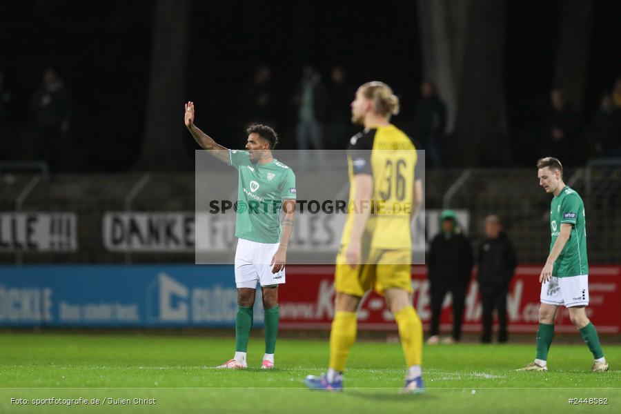 Sachs-Stadion, Schweinfurt, 22.10.2024, sport, action, Fussball, BFV, 16. Spieltag, Regionalliga Bayern, DJK, FCS, DJK Vilzing, 1. FC Schweinfurt 1905 - Bild-ID: 2448582