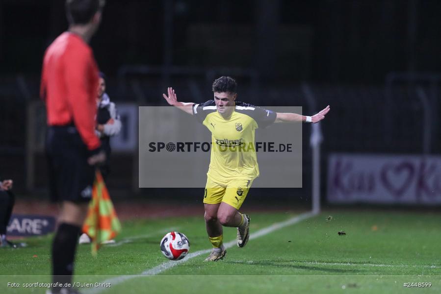 Sachs-Stadion, Schweinfurt, 22.10.2024, sport, action, Fussball, BFV, 16. Spieltag, Regionalliga Bayern, DJK, FCS, DJK Vilzing, 1. FC Schweinfurt 1905 - Bild-ID: 2448599