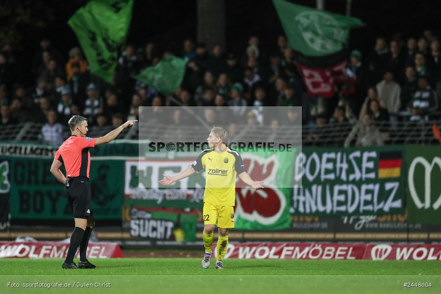 Sachs-Stadion, Schweinfurt, 22.10.2024, sport, action, Fussball, BFV, 16. Spieltag, Regionalliga Bayern, DJK, FCS, DJK Vilzing, 1. FC Schweinfurt 1905 - Bild-ID: 2448604