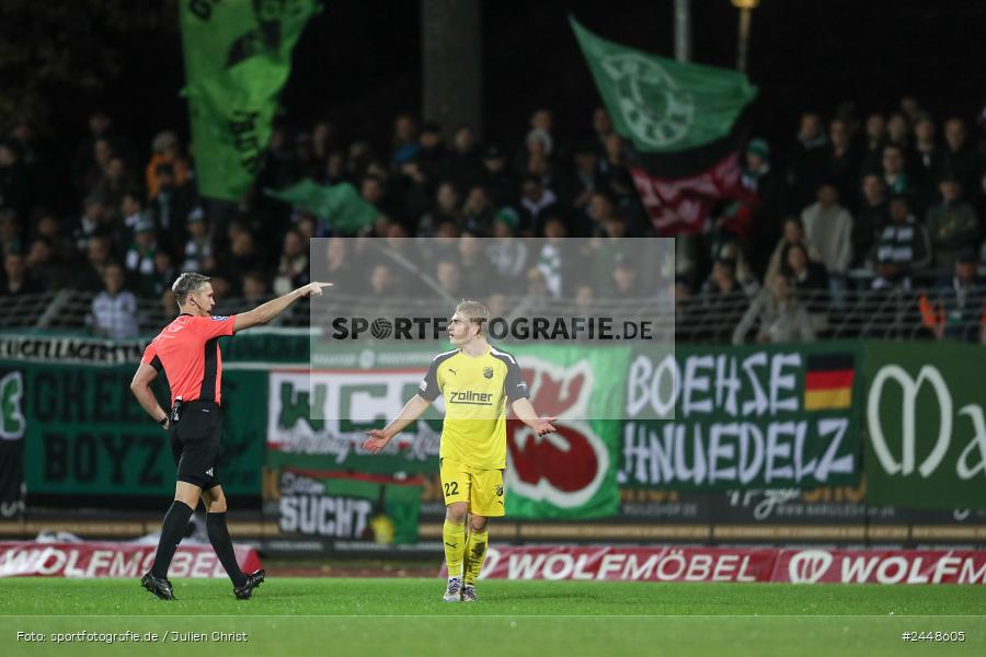 Sachs-Stadion, Schweinfurt, 22.10.2024, sport, action, Fussball, BFV, 16. Spieltag, Regionalliga Bayern, DJK, FCS, DJK Vilzing, 1. FC Schweinfurt 1905 - Bild-ID: 2448605