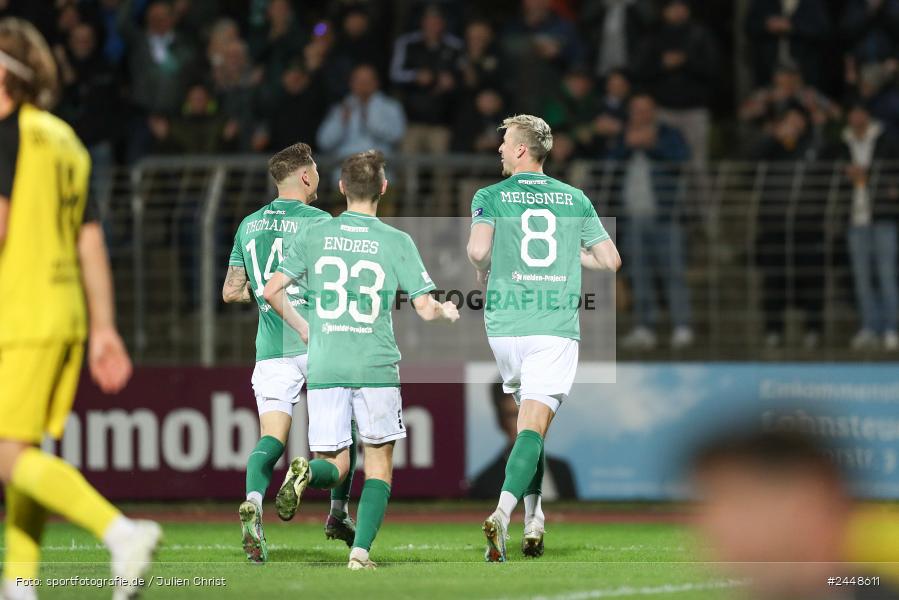 Sachs-Stadion, Schweinfurt, 22.10.2024, sport, action, Fussball, BFV, 16. Spieltag, Regionalliga Bayern, DJK, FCS, DJK Vilzing, 1. FC Schweinfurt 1905 - Bild-ID: 2448611