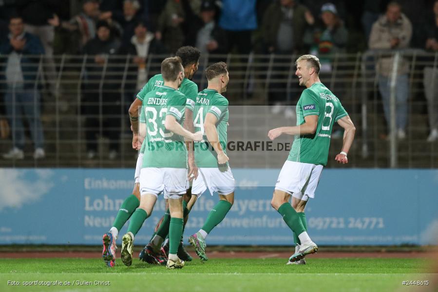 Sachs-Stadion, Schweinfurt, 22.10.2024, sport, action, Fussball, BFV, 16. Spieltag, Regionalliga Bayern, DJK, FCS, DJK Vilzing, 1. FC Schweinfurt 1905 - Bild-ID: 2448615