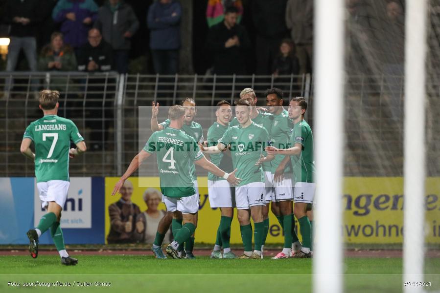 Sachs-Stadion, Schweinfurt, 22.10.2024, sport, action, Fussball, BFV, 16. Spieltag, Regionalliga Bayern, DJK, FCS, DJK Vilzing, 1. FC Schweinfurt 1905 - Bild-ID: 2448621