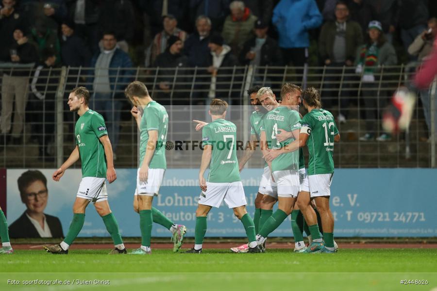 Sachs-Stadion, Schweinfurt, 22.10.2024, sport, action, Fussball, BFV, 16. Spieltag, Regionalliga Bayern, DJK, FCS, DJK Vilzing, 1. FC Schweinfurt 1905 - Bild-ID: 2448626
