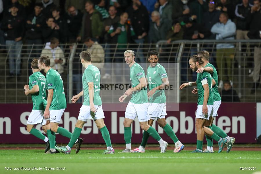 Sachs-Stadion, Schweinfurt, 22.10.2024, sport, action, Fussball, BFV, 16. Spieltag, Regionalliga Bayern, DJK, FCS, DJK Vilzing, 1. FC Schweinfurt 1905 - Bild-ID: 2448631
