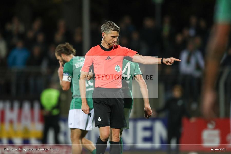 Sachs-Stadion, Schweinfurt, 22.10.2024, sport, action, Fussball, BFV, 16. Spieltag, Regionalliga Bayern, DJK, FCS, DJK Vilzing, 1. FC Schweinfurt 1905 - Bild-ID: 2448660
