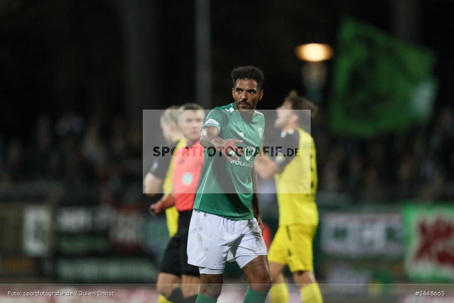 Sachs-Stadion, Schweinfurt, 22.10.2024, sport, action, Fussball, BFV, 16. Spieltag, Regionalliga Bayern, DJK, FCS, DJK Vilzing, 1. FC Schweinfurt 1905 - Bild-ID: 2448663