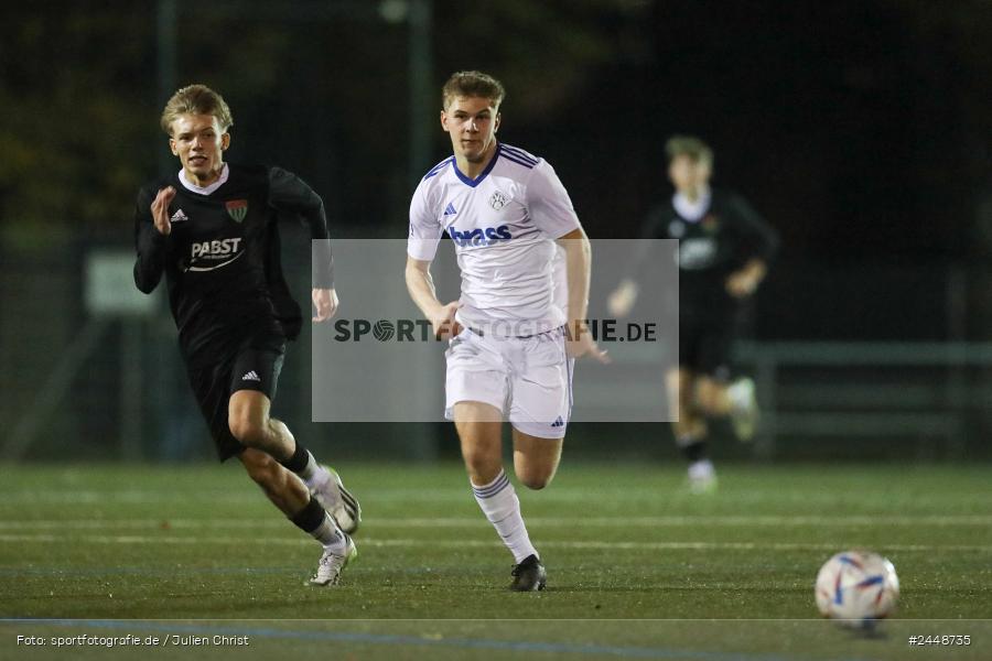 Nebenplatz 9, Sachs-Stadion, Schweinfurt, 23.10.2024, sport, action, Fussball, BFV, 2. Runde, U19 Volksbanken Raiffeisenbanken-Pokal, SVA, FCS, SV Viktoria Aschaffenburg, 1. FC Schweinfurt 1905 - Bild-ID: 2448735 Nebenplatz 9, Sachs-Stadion, Schweinfurt, 23.10.2024, sport, action, Fussball, BFV, 2. Runde, U19 Volksbanken Raiffeisenbanken-Pokal, SVA, FCS, SV Viktoria Aschaffenburg, 1. FC Schweinfurt 1905 - Bild-ID: 2448735
