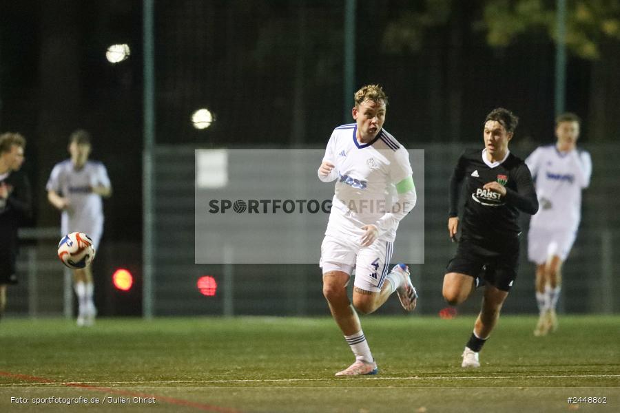 Nebenplatz 9, Sachs-Stadion, Schweinfurt, 23.10.2024, sport, action, Fussball, BFV, 2. Runde, U19 Volksbanken Raiffeisenbanken-Pokal, SVA, FCS, SV Viktoria Aschaffenburg, 1. FC Schweinfurt 1905 - Bild-ID: 2448862 Nebenplatz 9, Sachs-Stadion, Schweinfurt, 23.10.2024, sport, action, Fussball, BFV, 2. Runde, U19 Volksbanken Raiffeisenbanken-Pokal, SVA, FCS, SV Viktoria Aschaffenburg, 1. FC Schweinfurt 1905 - Bild-ID: 2448862