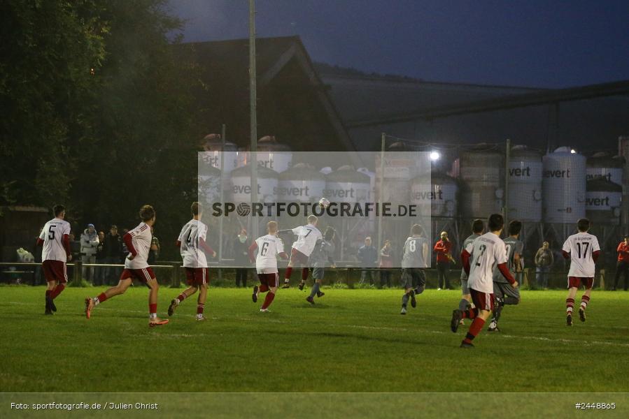Sportgelände, Karlstadt, 25.10.2024, sport, action, Fussball, BFV, Gruppe WÜ MSP, U19, SVB, SGK, (SG) SV Rot-Weiss Bischbrunn, (SG) Kreis Karlstadt - Bild-ID: 2448865
